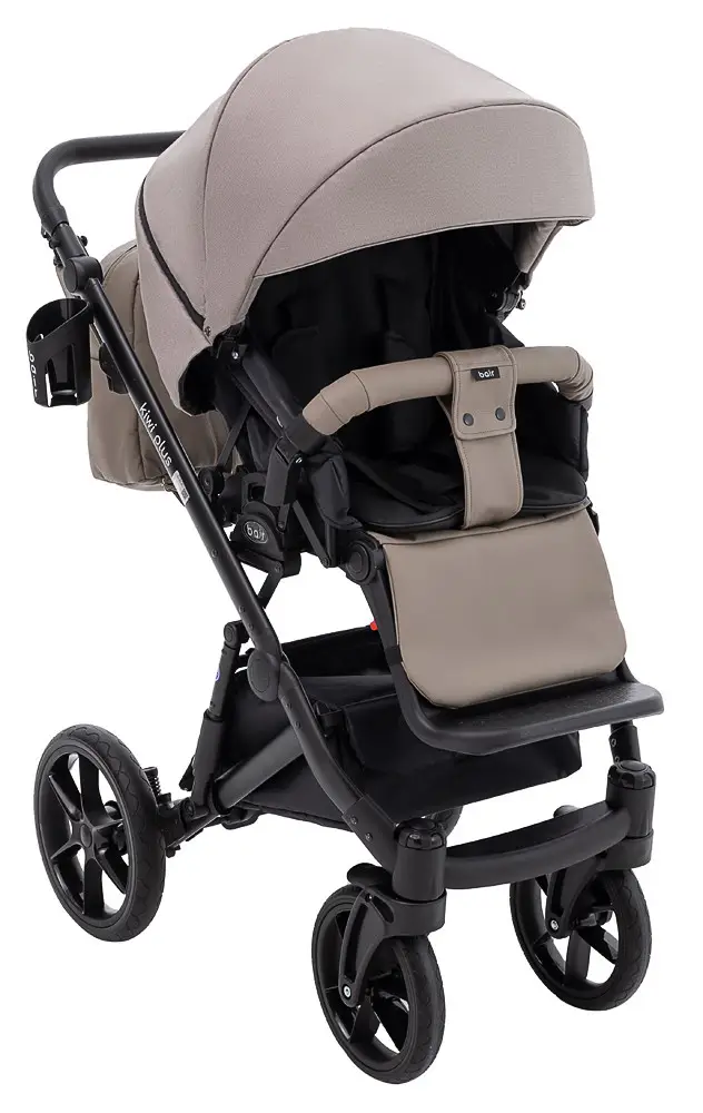 Коляска 2 в 1 Bair Kiwi Plus ECO Soft BKP-455 капучино